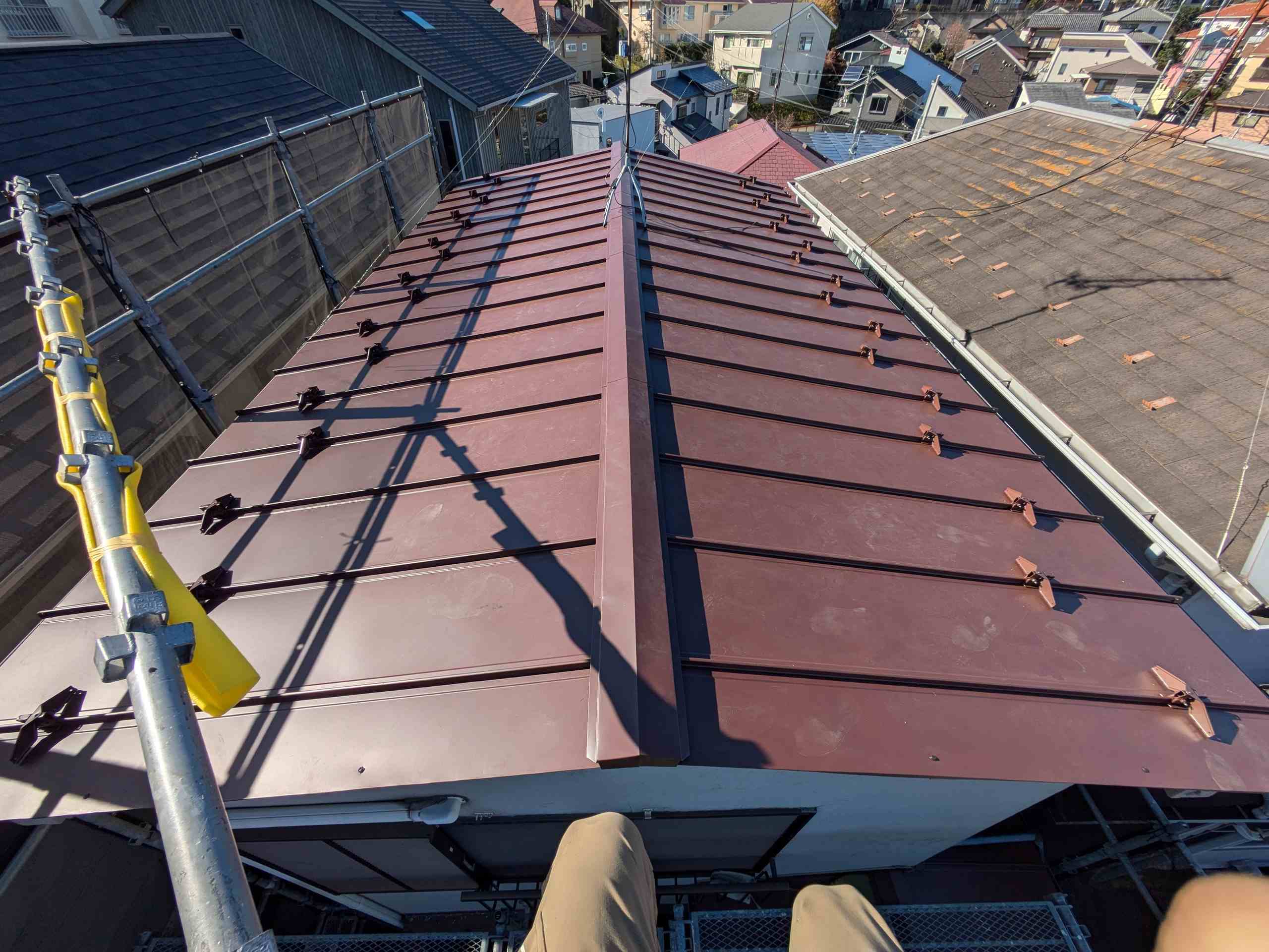 瓦Uから金属板へ 改修後